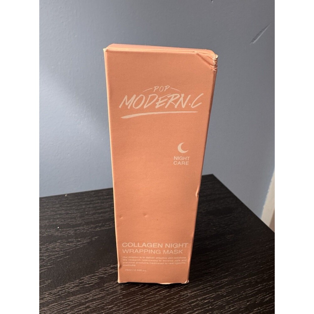 Collagen Night Wrapping Mask Overnight Wrapping Peel Off Natural Facial Mask 75g